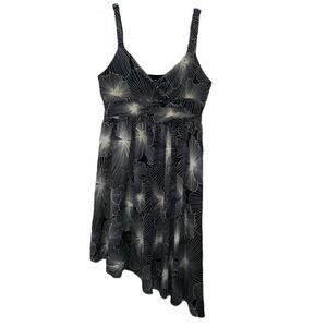 JSF Women's Midi Dress Sleeveless 100% Silk Zipper‎ Size 6 Floral